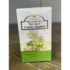Vintage Victorias Secret Country‎ Meadows Angelica Corsage Pearlized Bar Soap
